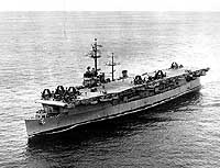 Photo # 80-G-633888:  USS Bataan working up for her second Korean War deployment, January 1952, 