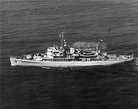 Photo # 80-G-668276:  USS Orca. underway on 4 April 1955