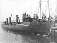 Photo # NH 498:  USS Barry in port soon after completion, circa 1902-1903