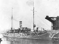 Photo # NH 543:  USS Aztec at the Boston Navy Yard, 20 December 1917