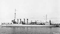 Photo # NH 766:  USS Boggs at anchor, circa 1919-1921