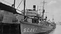 Photo # NH 41990:  USS SC-267 at Wakefield, Massachusetts, circa 1918-1919