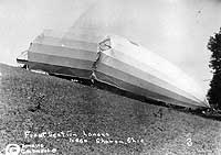 Photo # NH 42044: Wreckage of USS Shenandoah's bow section, 3 September 1925