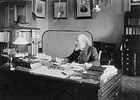 Photo # NH 47820: George W. Melville at his desk, circa 1887-1900
