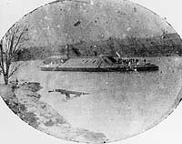 Photo # NH 48026: CSS Muscogee, or Jackson, soon after launching, circa Dec. 1864