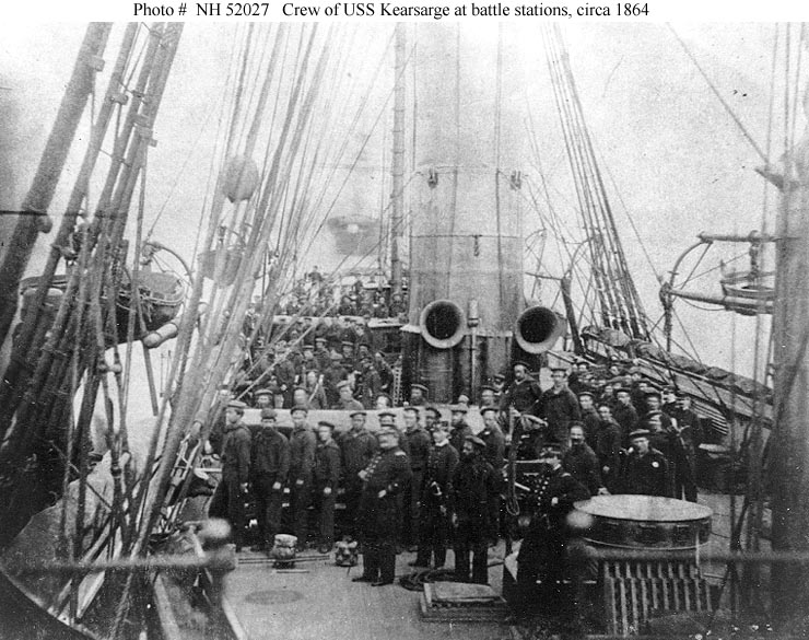 officers and crew civil war navy