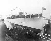 Photo # NH 52164:  Launching of USS Jacob Jones, 20 November 1918