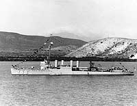 Photo # NH 56349:  USS Barry off Gonaives, Haiti, circa the 1930s