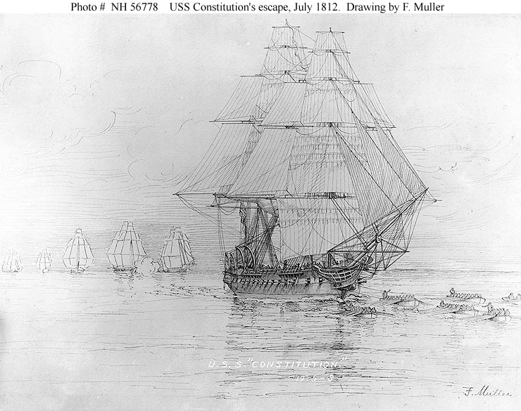 fast warship during war of 1812 from us navy