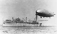 Photo # NH 57994:  USS Shenandoah moored to USS Patoka, circa 1924