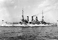 Photo # NH 59575:  USS Louisiana, photographed in 1906
