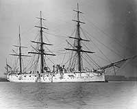 Photo # NH 61328:  HMS Calliope, photographed circa the 1880s