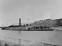 Photo # NH 61902: USS Atlanta, formerly CSS Atlanta, on the James River, Virginia, circa 1864-65