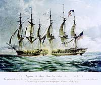 did the us have navy ships in the chesapeake bay during the war of 1812