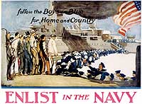NAVY RECRUITING POSTERS, WWI
