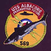 Photo # NH 65217-KN:  Insignia of USS Albacore adopted in 1953