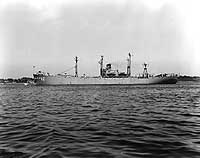 Photo # NH 66860:  USS Vigil off Newport, R.I., 22 June 1957