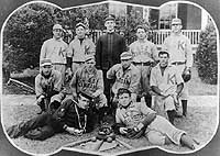 Photo # NH 67648:  USS Kearsarge's baseball team, circa 1904