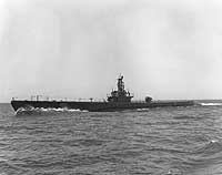 Photo # NH 72314:  USS Kete underway in Lake Michigan, August 1944