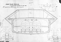 Photo # NH 76388: CSS Texas.  Machinery plan, 1865