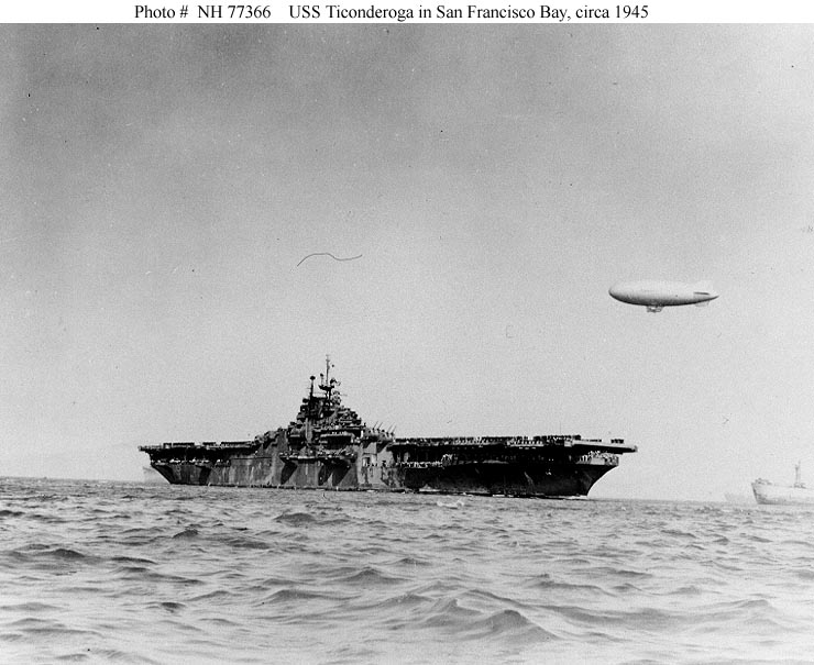 USN Ships--USS Ticonderoga (CV-14, later CVA-14 & CVS-14)