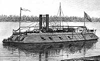 Photo # NH 78178: Engraving of USS Baron de Kalb