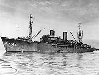 Photo # NH 78598:  USS Sylvania, probably in San Francisco Bay, California, circa late 1945.