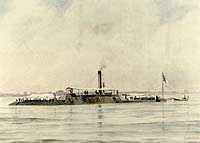Photo # NH 83805-KN: CSS Tennessee, watercolor by F. Muller