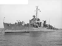 Photo # NH 86113:  USS Rich off the New York Naval Shipyard on 17 September 1947.