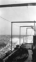 Photo # NH 92551:  View looking aft on USS Walke as she was underway, circa 1914