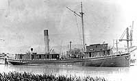 Photo #  NH 93935:  Trawler A. Brook Taylor in port, 1913