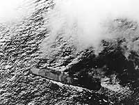 Photo # NH 95785: Japanese aircraft carrier Zuikaku underway during the Battle off Cape Engano, 25 October 1944.