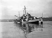 Photo # NH 96710:  USS Barataria in Puget Sound, 12 November 1944