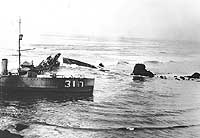 Photo # NH 97984:  USS S.P. Lee and USS Nicholas wrecked at Point Honda, California, 1923