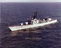 Photo # NH 98441-KN:  USS Bradley during the 1980s