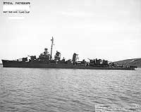 Photo # NH 98891:  USS Yarnall off the Mare Island Navy Yard, 11 June 1945