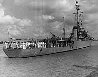 Photo # NH 99317:  Cuban frigate Antonio Maceo visiting New Orleans, La., 9 May 1950