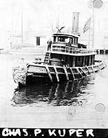 Photo # NH 99967:  Tug Charles P. Kuper, photographed circa 1917