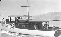 Photo #  NH 100227:  Motor boat Beaumere II underway, prior to World War I
