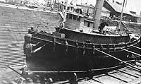 Photo #  NH 100576:  USS Advance in drydock, probably after World War I