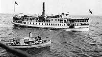Photo # NH 101352:  USS Gratitude during World War I, probaby in the vicinity of Hampton Roads, Virginia