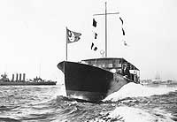 Photo #  NH 102022:  Motor boat Mauna Loa underway, circa 1916-17