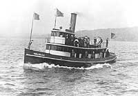 Photo #  NH 102026:  Tug Melville underway, prior to World War I