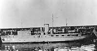 Photo # NH 102143:  USS Psyche V in port during World War I