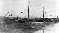 Photo #  NH 102202:  Barge Seneca in port, prior to World War I