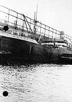 Photo #  NH 102582:  S.S. Zuiderdijk in port, prior to her World War I era Naval service
