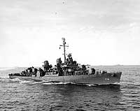 Photo # NH 102898:  USS Stephen Potter underway in the central Pacific, 2 May 1944