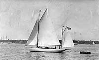 Photo #  NH 102907:  Yawl Dawn under sail, circa 1916-1917