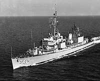 Photo # NH 102963:  USS Fiske underway, 15 November 1964