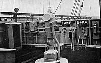 Photo # NH 103106:  Control and signal bridge of USS Agamemnon, circa 1918-1919